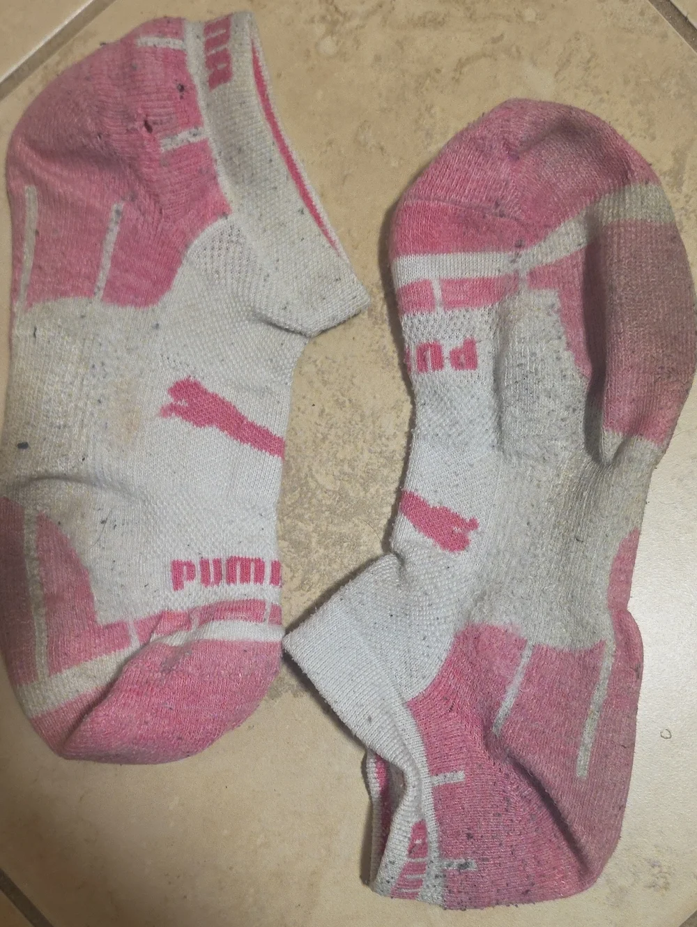Puma Low-Cut Athletic Socks - Pink Size 4-10